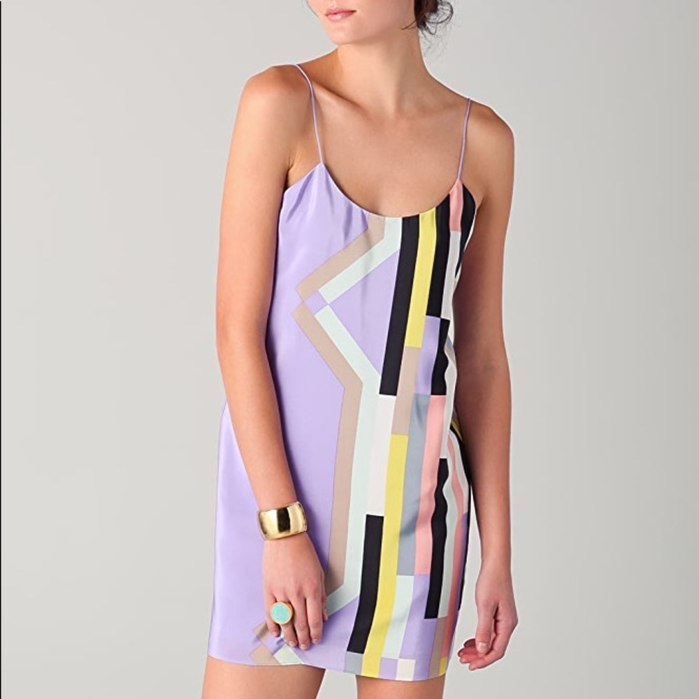 Tibi Arizona Print Slip Dress
